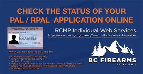 RCMP PPU 030 Canadian Firearms Program RCMP PPU 100 Canadian Firearms Information System (CFIS) RCMP PPU 037 Inquiries by Firearms Owners, Licence Applicants and the general Public RCMP PPU 007 Courses Administered by the RCMP RCMP PPU 080 RCMP General. . Rcmp firearms application status